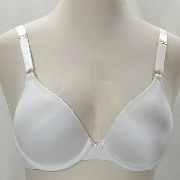36DD Vanity Fair 75345 Beauty Back Full Coverage UW Bra White NWT - Picture 4 of 6